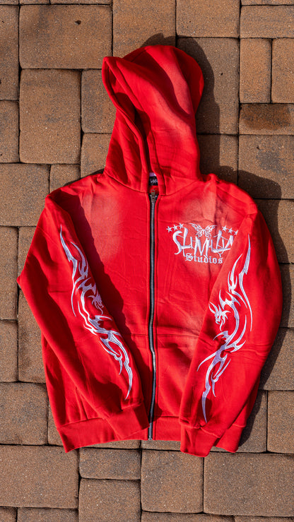 Slimilia Red “Slime Suit” hoodie