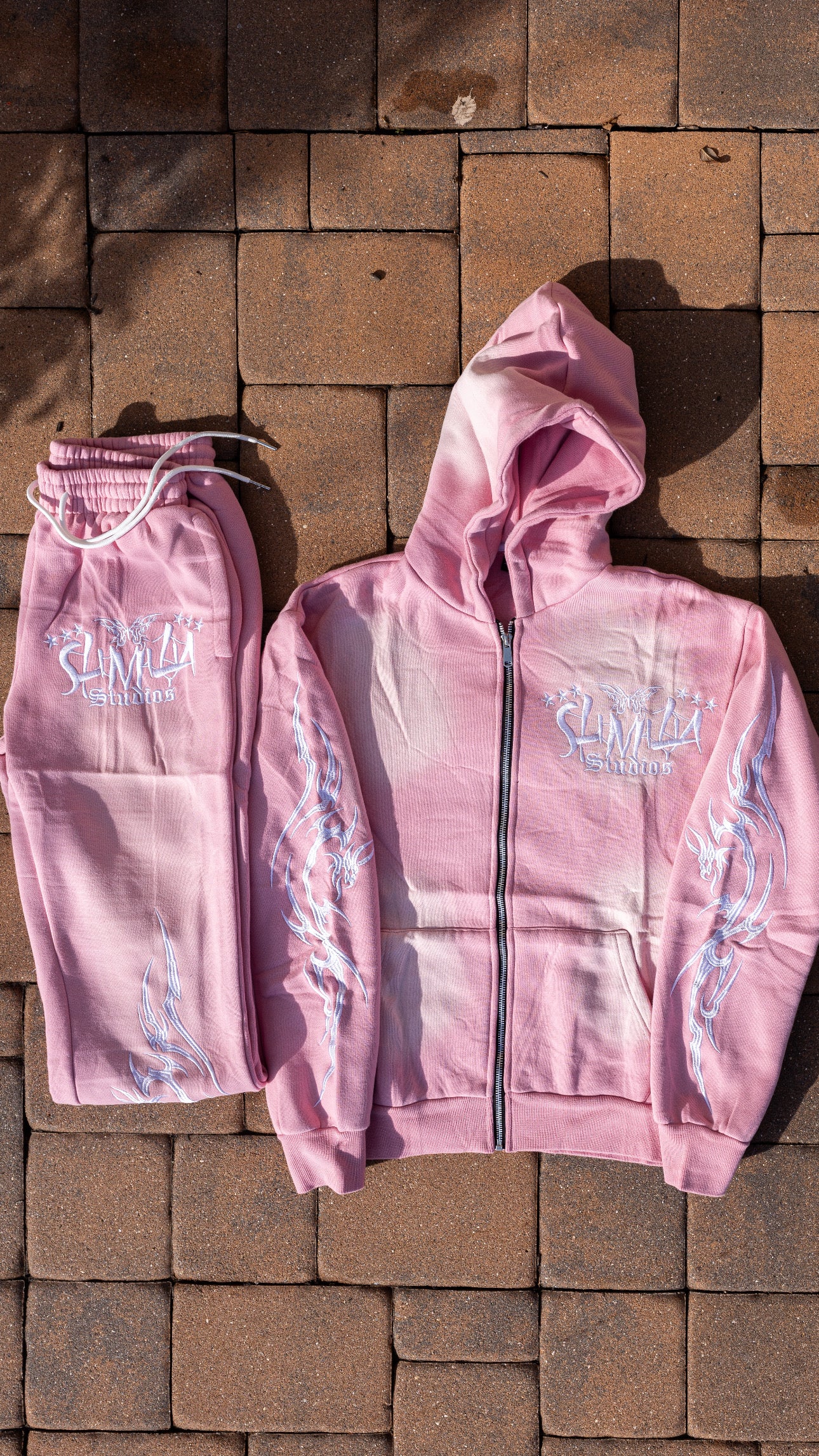 Slimilia Pink “Slime Suit” sweats